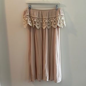 Off the shoulder dress